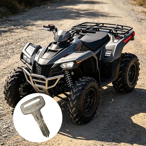 6 قطع مفاتيح فارغة ATV 4010321، مفتاح إشعال من سبائك الفضة متوافق مع Polaris Wheeler ATV Ranger RZR Snowmobile يناسب رمز المفتاح 22 23 27 28 سلسلة لاستبدال الفراغات in Kuwait