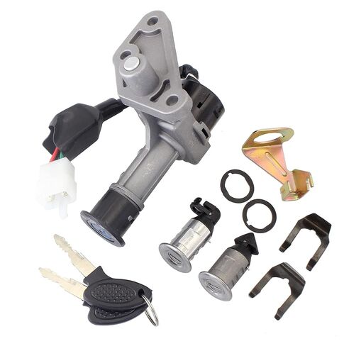 Minho GY6 150cc Ignition Switch Key Lock Set, 4-Wire Ignition Switch for Chinese Scooter Moped Taotao Jonway Roketa Tank in Kuwait
