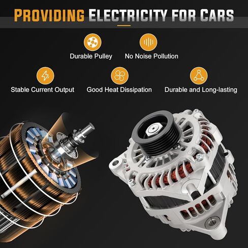 New Alternator for Ford Edge 3.5L 2007-2014, Taurus 3.5L 2008-2012, Fusion 3.5L 2010-2012, for Lincoln MKS 3.7L 2010, MKX 3.5L 07-10, MKZ 3.5L 07-12, for Mercury Sable 3.5L 08-09 Repace# 11273 in Kuwait