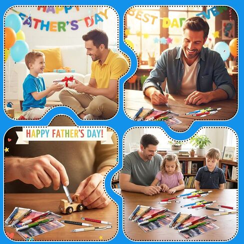 Tenceur 48 Set Father's Day Bulk Gifts for Church 6 in 1 Multi Tool Pen with Religious Bible Verse Bookmark Man of God Christian Gift for Men Church Prizes Husband Bible Study Supplies (Man of God) in Kuwait