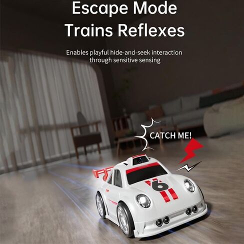 GoolRC RC Cars with Camera, Tabletop Mini Remote Control Car, Racing RC Drift Car with Light and Sound (White) in Kuwait