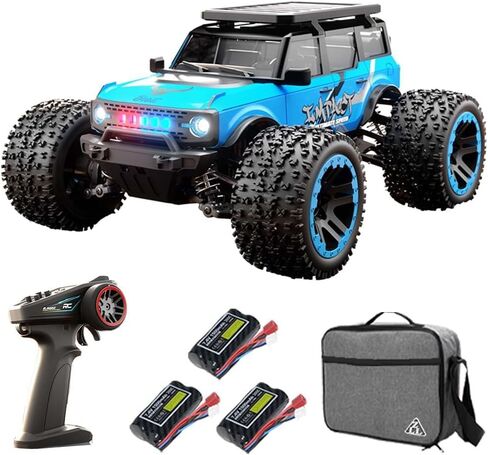 MAX 50mph Fast RC Cars for Adults with Carrying Bag, 1/16 Brushless Motor High Speed Remote Control Car, 4WD Drift Off Road RC Truck with 3 Lipo Batteries in Saudi Arabia