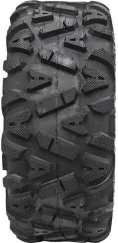 إطارات Ocelot Lancer ATV/UTV للراكبين والمتسابقين الترفيهيين، إطارات ATV خفيفة الوزن ومتينة مكونة من 6 طبقات، إطار عريض ذو 4 عجلات مع عروات كتف كبيرة، إطار ATV مقاس 25 × 10-12 in Kuwait