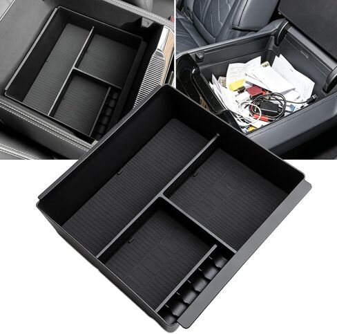 MARCHFA Car Center Console Organizer Tray Compatible for 2022 2023 2024 2025 2026 Wagoneer L Accessories for Grand Wagoneer L 2022 2023 2024 2025 2026 Armrest Storage Box Organizer in Kuwait