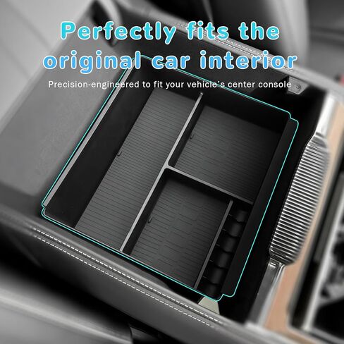 MARCHFA Car Center Console Organizer Tray Compatible for 2022 2023 2024 2025 2026 Wagoneer L Accessories for Grand Wagoneer L 2022 2023 2024 2025 2026 Armrest Storage Box Organizer in Kuwait