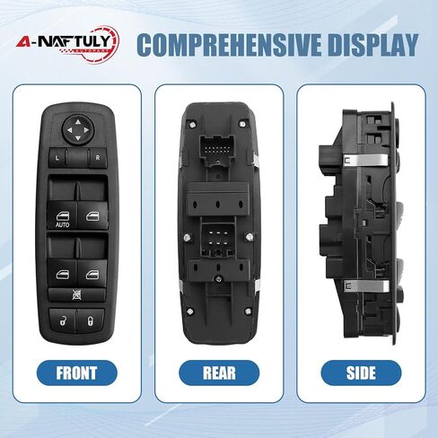Master Power Window Switch Driver Side 14 Pins + 6 Pins Compatible with 2017 2018 2019 Dodge Journey, Front Left Window Control Switch OEM 68307001AA in Kuwait