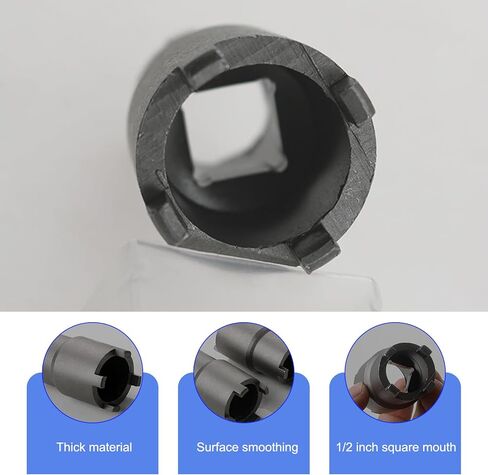 20mm 24mm Lock Nut Wrench Spanner Socket, Double Head Clutch Lock Nut Wrench, Motorcycle Repair Tool for 45# Steel GY6 50 CG125 JH70 (Black) in Kuwait