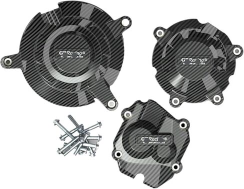 Motorcycles Engine Cover Protection Case Compatible with Kawasaki ZX-10R 2011-2016 2017 2018 2019 2020 2021 2022 2023 2024 2025(Carbon Fiber Shape) in Saudi Arabia