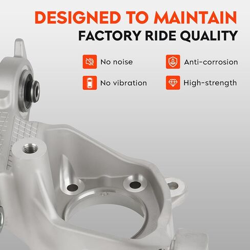 Rear Left Steering Knuckle Assembly for 2014-2018 Jeep Cherokee L4 2.4L V6 3.2L, wo/SDJ (Off Road Suspension), only for AWD & FWD, Driver Side in Kuwait