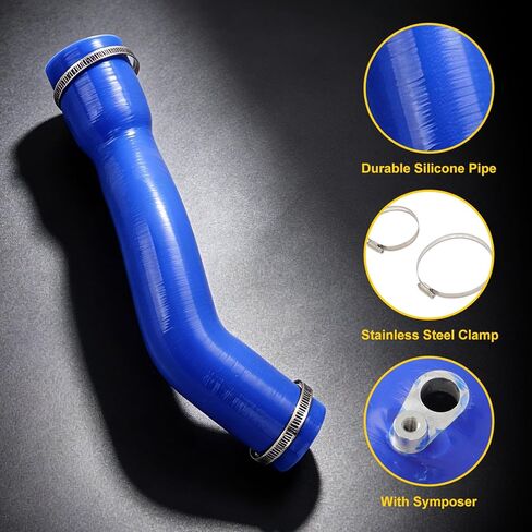 Cold Side Boost Pipe Compatible with Ford MK2 Focus ST225, Upgrade One-Piece Intercooler Pipe Kit with Symposer Outlet in Kuwait