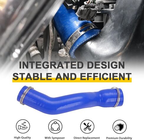 Cold Side Boost Pipe Compatible with Ford MK2 Focus ST225, Upgrade One-Piece Intercooler Pipe Kit with Symposer Outlet in Kuwait