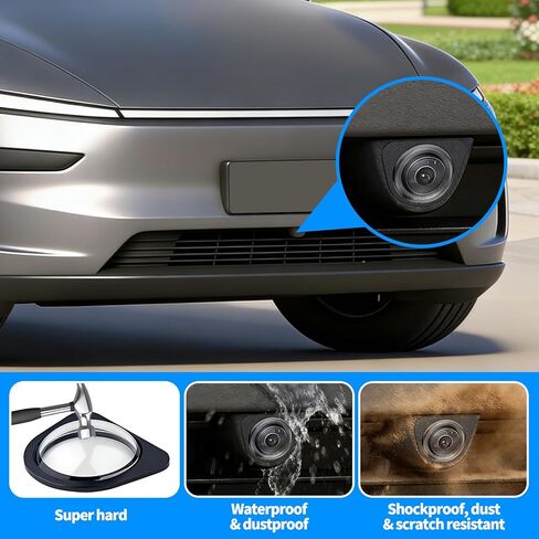3 قطعة واقي عدسة كاميرا السيارة لـ Tesla Model Y Model 3 ملحقات Cybertruck، واقي الكاميرا الأمامي المقاوم للخدش والسقوط in Kuwait