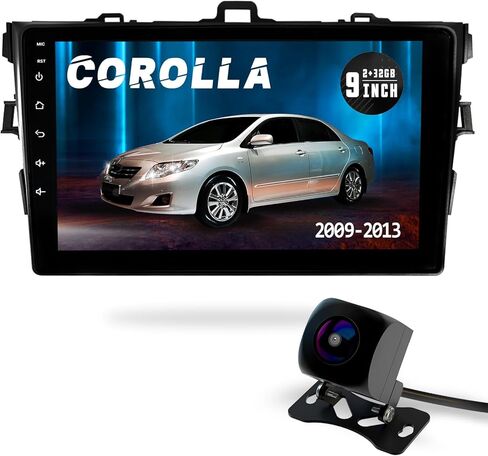 Car Stereo Radio Android Navigation for Toyota Corolla 2007 2008 2009 2010 2011 Radio,9inch IPS HD Touch Screen, Wireless CarPlay Andriod Auto Bluetooth WiFi GPS in Dash Navigation 4-Core (2GB+32GB) in Saudi Arabia
