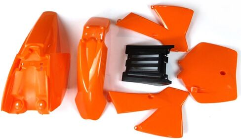 Orange Plastic Body Fender Fairing Kit Kits For KTM50 Mini Senior Junior Adventure SX SR JR KTM 50cc in Kuwait