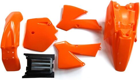 Orange Plastic Body Fender Fairing Kit Kits For KTM50 Mini Senior Junior Adventure SX SR JR KTM 50cc in Kuwait