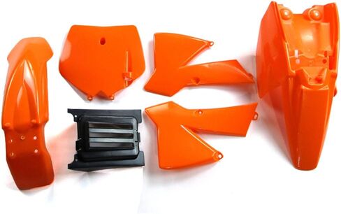 Orange Plastic Body Fender Fairing Kit Kits For KTM50 Mini Senior Junior Adventure SX SR JR KTM 50cc in Kuwait