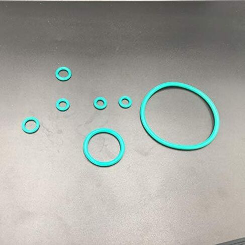 1pc 125x4 125 * 4 128x4 128 * 4 130x4 130 * 4 OD*Thickness Green Fluoro FKM Fluorine Rubber O-Ring Grommet Washer Seal O Ring Gasket(128x4) in Kuwait