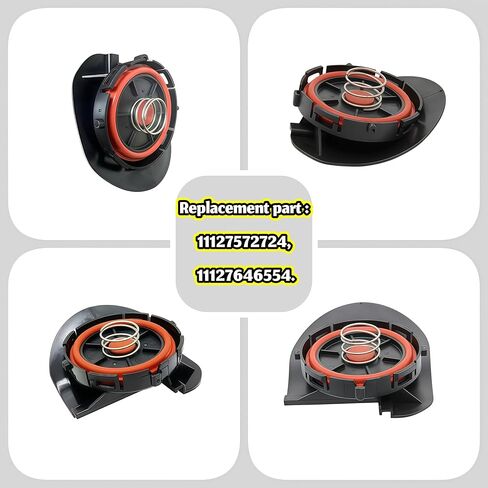 PCV Engine Valve Cover Repair Kit Replace 11127572724 & 11127646554 for BMW Mini Cooper 2007-2015, Clubman 2008-2014, Countryman 2011-2016, Paceman 2013-2016 R55 R56 R57 R58 R59 R60 R61 Non-S in Saudi Arabia