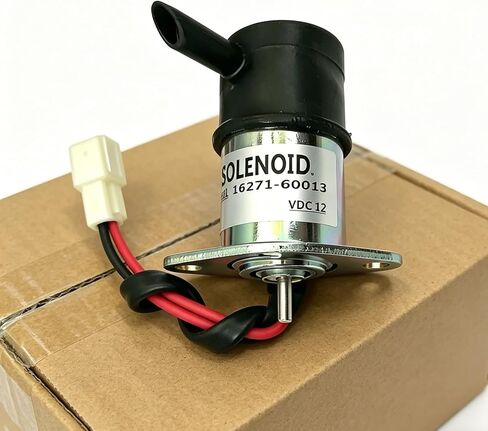Fuel Stop Solenoid Valve 16271-60013 1627160013 Compatible for Kubota D1105 D1305 V1505 Engine in Kuwait