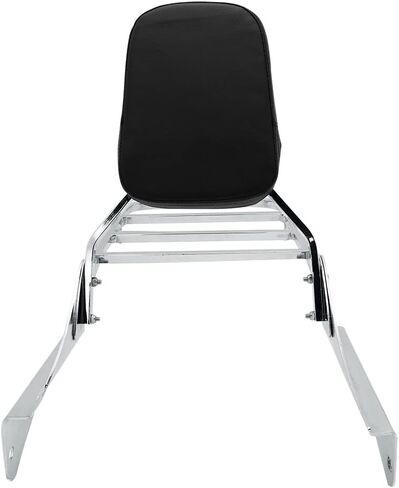 Motorcycle Accessories Passenger Backrest Sissy Bar With Rear Luggage Rack For Honda Shadow Spirit 750 VT750DC 2001-2008 (Chrome) in Kuwait