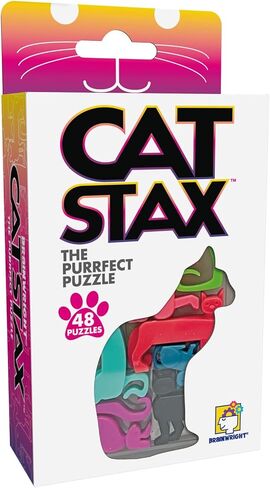 Brainwright - Cat STAX - The Purrfect Puzzle with 48 Unique Challenges in Saudi Arabia