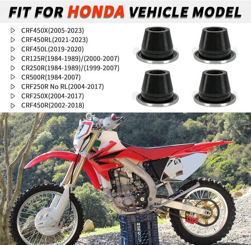 4 PCS Handlebar Rubber Cushion/Damper/Bushing for Honda Motorcycle RF450X/CRF450RL/CRF450L/CR125R CRF450R/CR500R/CRF250R/CRF250X/CR250R OEM# 53133-KA3-832 in Kuwait
