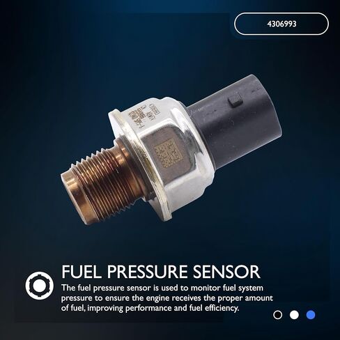 HiSport Fuel Rail Pressure Sensor - Compatible with RAM 2500 3500 2013-2015 6.7L - Replace 68210175AA in Kuwait