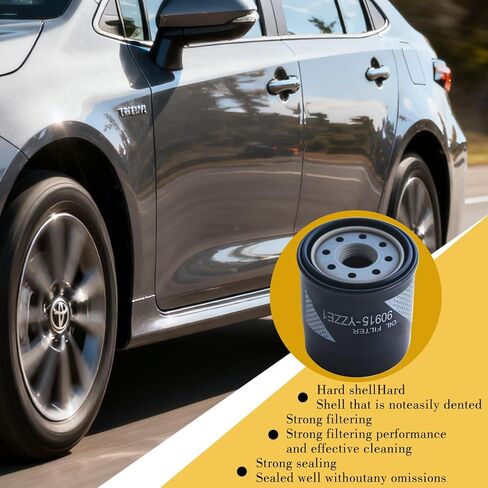 90915-YZZE1 Engine Oil Filter, 6-Pack Replacement for Toyota & Lexus – Fits Camry, Corolla, RAV4, Prius, Highlander, Avalon in Saudi Arabia