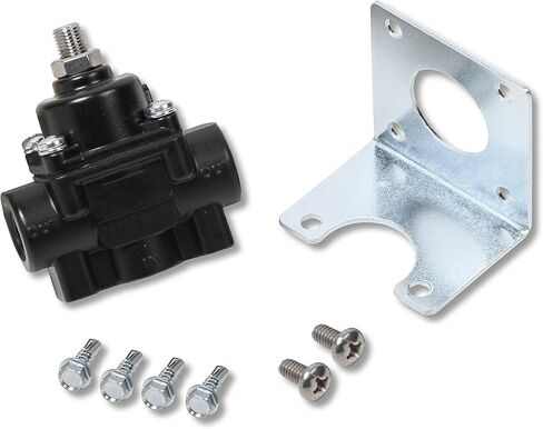 Earls 12850ERL Adjustable Fuel Pressure Regulator - Carbureted - Black - 1-4 PSI in Saudi Arabia