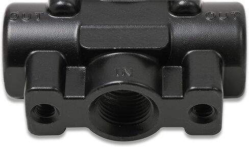 Earls 12850ERL Adjustable Fuel Pressure Regulator - Carbureted - Black - 1-4 PSI in Saudi Arabia