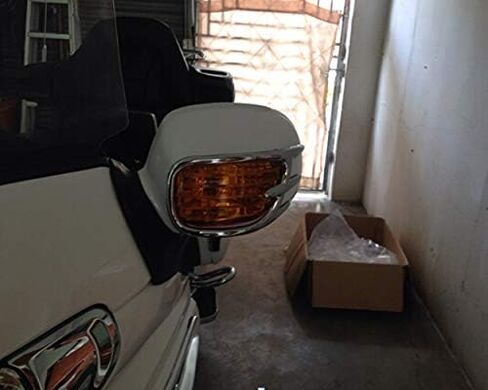 شبكات من Topteng Goldwing من الكروم بمرآة خلفية مناسبة لهوندا GL1800 2001-2011 in Kuwait