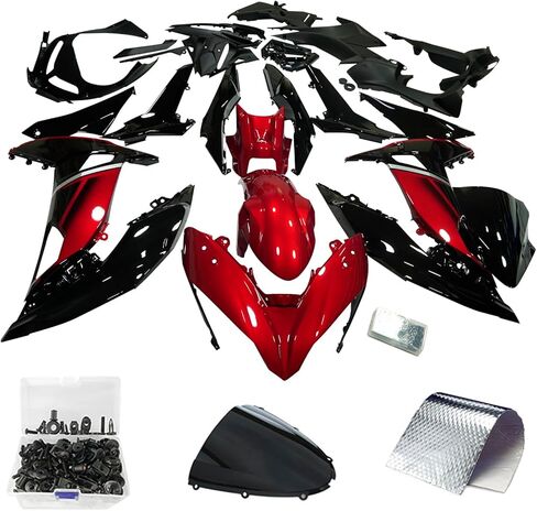 Black Red Painted Motorcycle Fairings Kit Fit For Kawasaki Ninja 650 2017 2018 2019 2020 in Kuwait
