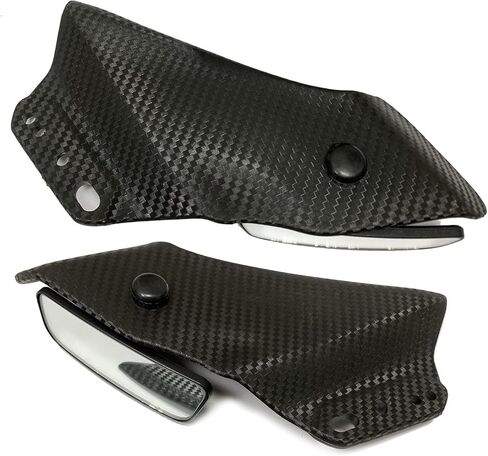 Motorcycle Rear View Mirror Wing Side Stealth Mirrors fit for Kawasaki Ninja 250 300 400 ZX6R ZX10R ZX14R Z1000SX Black in Saudi Arabia