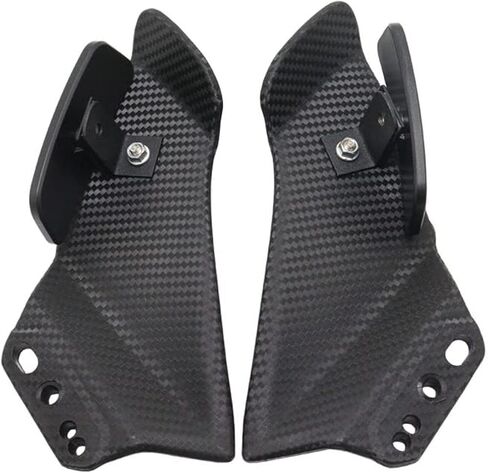 Motorcycle Rear View Mirror Wing Side Stealth Mirrors fit for Kawasaki Ninja 250 300 400 ZX6R ZX10R ZX14R Z1000SX Black in Saudi Arabia