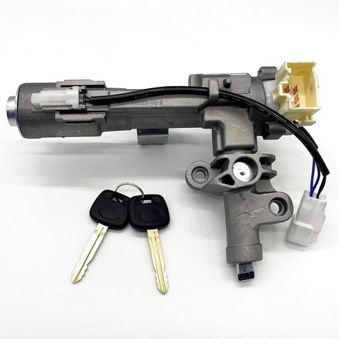 69057-0E010 مجموعة أسطوانة قفل مفتاح الإشعال مع 2 مفاتيح رقاقة متوافقة مع Lexus RX330 2004-2006/RX350 2007-2009/RX400h 2006-2008 3.3L V6، استبدال # 45020-48-2 in Kuwait