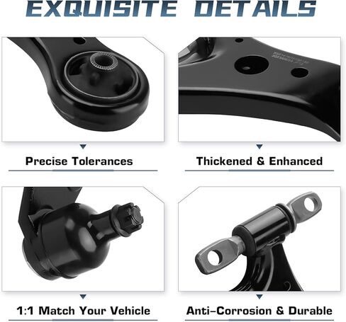 Front Lower Control Arms with Ball Joint for Toyota Camry 2007-2017, Avalon 2005-2018, for Lexus ES300h 2013-2018, ES350 2007-2018, Suspension Kit K621476 MS86182 K621477 MS86181 2Pcs in Kuwait
