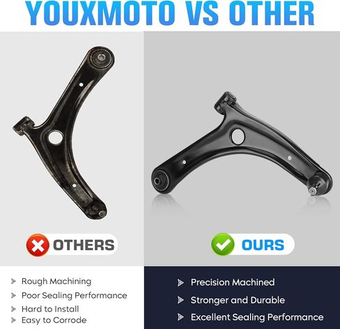 Front Lower Control Arm Kit w/Ball Joint Fit for Jeep Compass/Patriot 2007-2017, Fit for Dodge Caliber 2007-2012, Driver Side and Passenager Side -2 pcs in Saudi Arabia