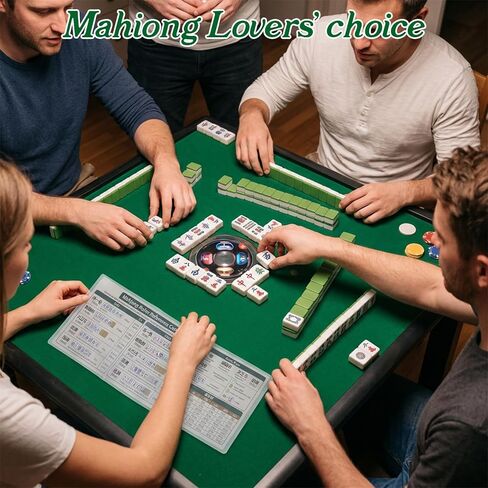 5 قطع من غطاء بطاقة Mahjong المقاوم للماء مقاس 6 1/8 بوصة × 4 3/4 بوصة من البلاستيك الشفاف ثلاثي الطي هدايا لملحقات Mahjongg لعام 2026 in Kuwait