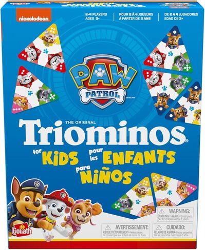 Goliath Paw Patrol Triominos for Kids Game | Classic Matching Game Teaches Colors and Numbers | 2-4 Players, Ages 3+ in Kuwait