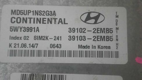 وحدة التحكم في المحرك ECM 1.8 لتر تناسب 14-16 متوافقة مع Hyundai Elantra 39103-2EMB5 391032EMB5 in Kuwait