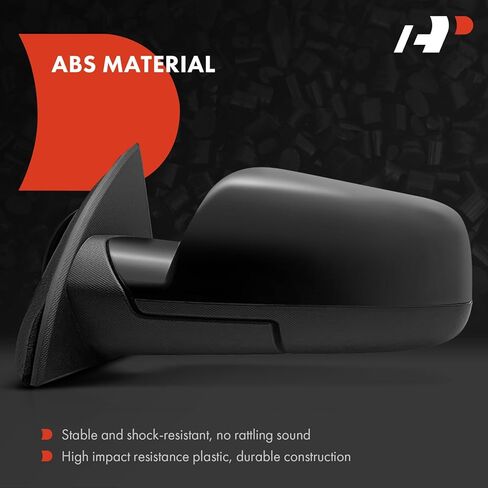 A-Premium Driver Side Power Door Mirror - Compatible with Chevrolet Equinox 2010-2017 & GMC Terrain 2010-2017 - Heated Manual Folding Black Outside Rear View Mirror in Kuwait