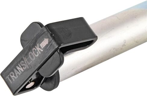 JEGS Locking Transmission Dipstick | Fits 4L80E Transmissions | Made In USA | Gold Iridited Dipstick Tube | Black Plastic Handle | Bellhousing Mount in Kuwait