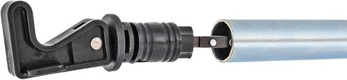 JEGS Locking Transmission Dipstick | Fits 4L80E Transmissions | Made In USA | Gold Iridited Dipstick Tube | Black Plastic Handle | Bellhousing Mount in Kuwait