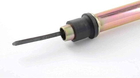 JEGS Locking Transmission Dipstick | Fits 4L80E Transmissions | Made In USA | Gold Iridited Dipstick Tube | Black Plastic Handle | Bellhousing Mount in Kuwait