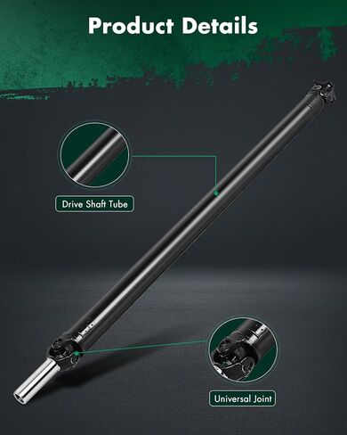 SCITOO 75.51" Rear Driveshaft Assembly Drive Shaft Prop Shaft Fit For Dodge For Ram 1500 2002-2008, 3.7L 4.7L 5.7L 5.9L, 4WD Auto, Replace OE 946-100, 946100, 52105918AA in Kuwait