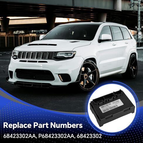 68423302AA Transfer Case Control Module Compatible with 2019-2020 Dodge Durango Jeep Grand Cherokee Replaces OE P68423302AA 68423302 with 8-Speed Automatic Transmission in Kuwait