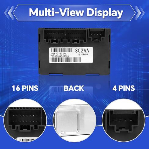 68423302AA Transfer Case Control Module Compatible with 2019-2020 Dodge Durango Jeep Grand Cherokee Replaces OE P68423302AA 68423302 with 8-Speed Automatic Transmission in Kuwait