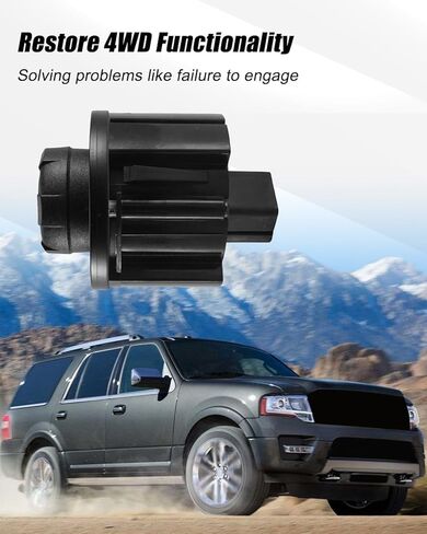 4WD 2-Speed 4x4 Transfer Case Control Switch Knob Fit for Ford F-150 2012–2014 Expedition 2015–2017 Mark LT 2012-2014, Black Manual Rotary Part Replace CL3Z-14B166-DA in Kuwait