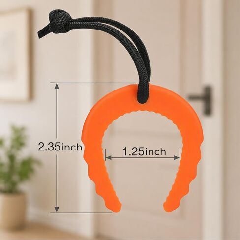 4 Pcs First Responder Door Stop,Rubber Door Wedge with Nylon Cord for Law Enforcement,Firefighter,Emergency Medical Services Gear in Saudi Arabia