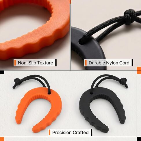 4 Pcs First Responder Door Stop,Rubber Door Wedge with Nylon Cord for Law Enforcement,Firefighter,Emergency Medical Services Gear in Saudi Arabia